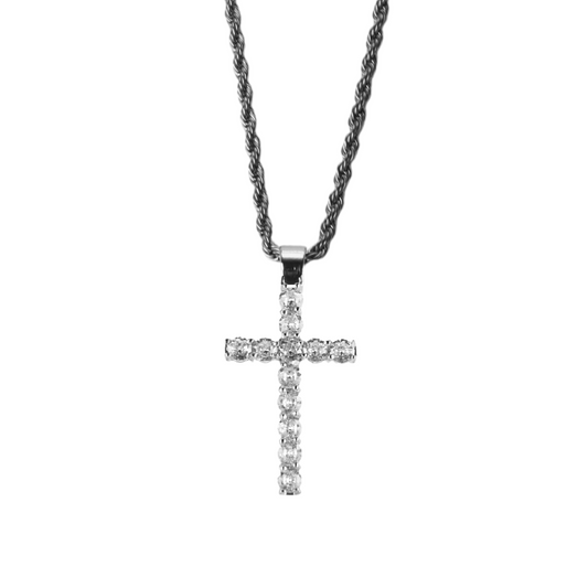 Diamonds are forever Necklace (silver)