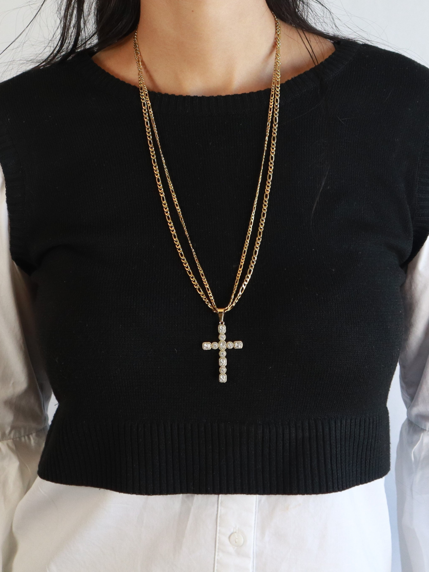 Double chained Diamond cross